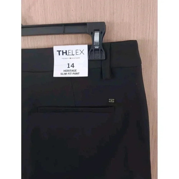 Tommy Hilfiger 14 Womens The Flex Heritage Slim‎ Pants High Rise - Picture 8 of 10